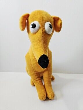 The Simpsons Santas Little Helper Plush Stuffie Dog 14" Universal Studios Merch